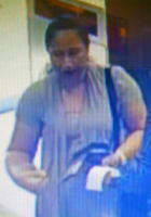 Woman seen with missing purse